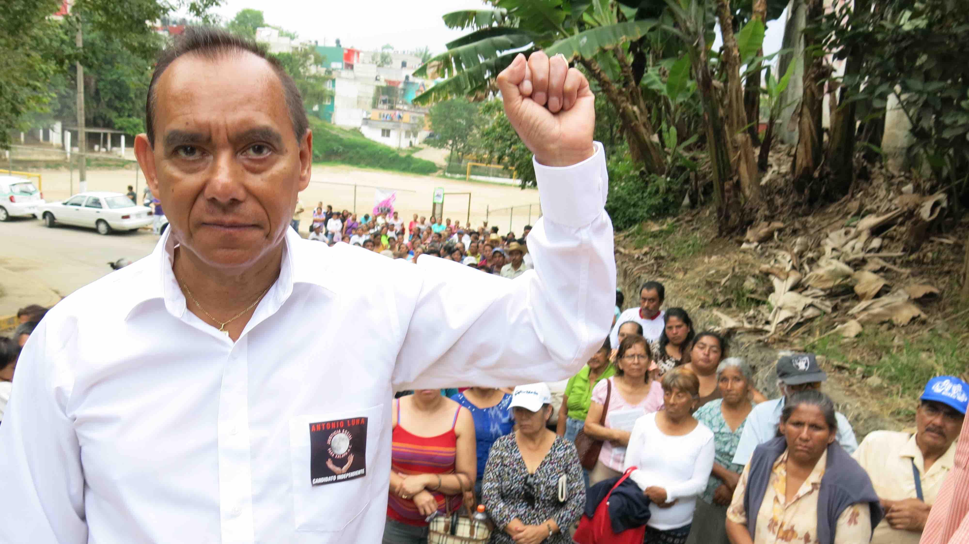Arranca Antonio Luna en Casa Blanca su campaña por la alcaldía de Xalapa
