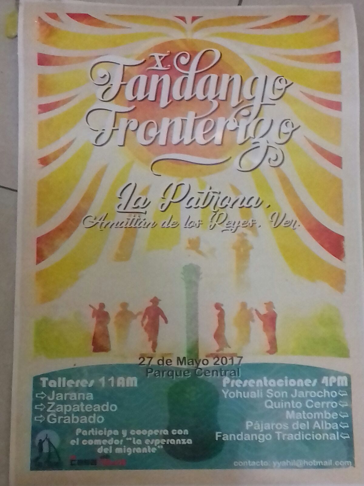 Fandango Fronterizo para apoyar a las Patronas en Amatlán de los Reyes