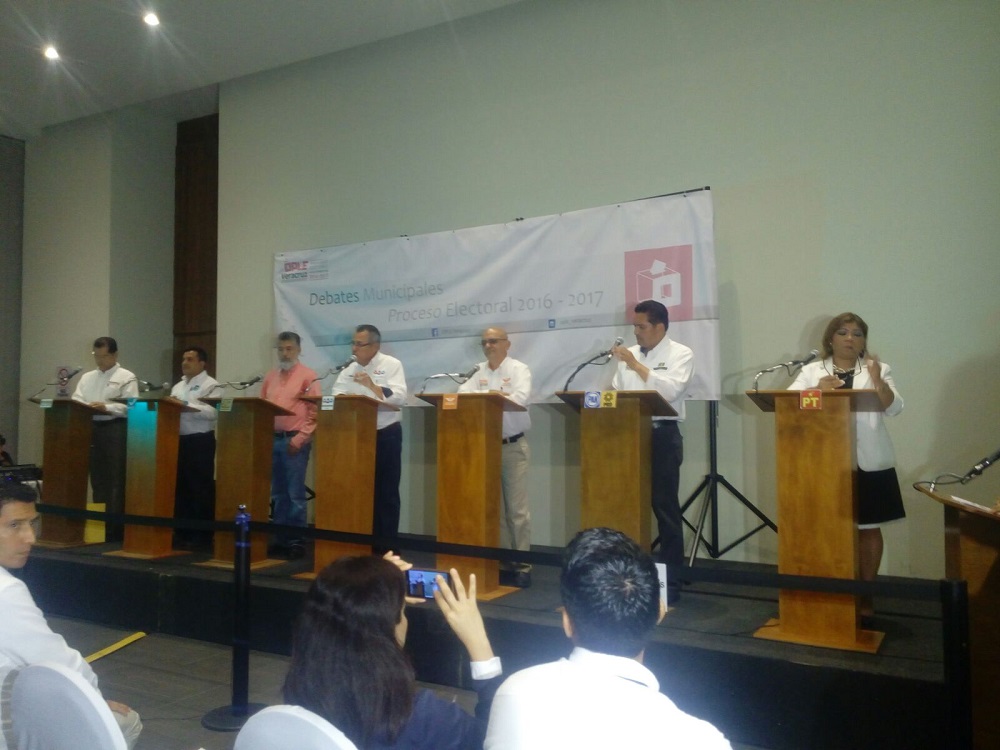 Se realizó el debate de candidatos a la alcaldía de Coatzacoalcos