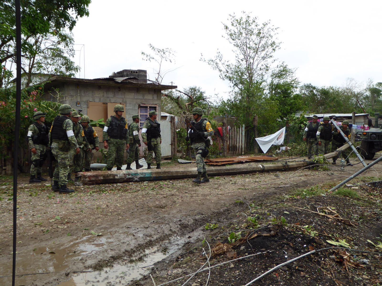 Por tormenta, aplican Plan DN-III en Tuxpan