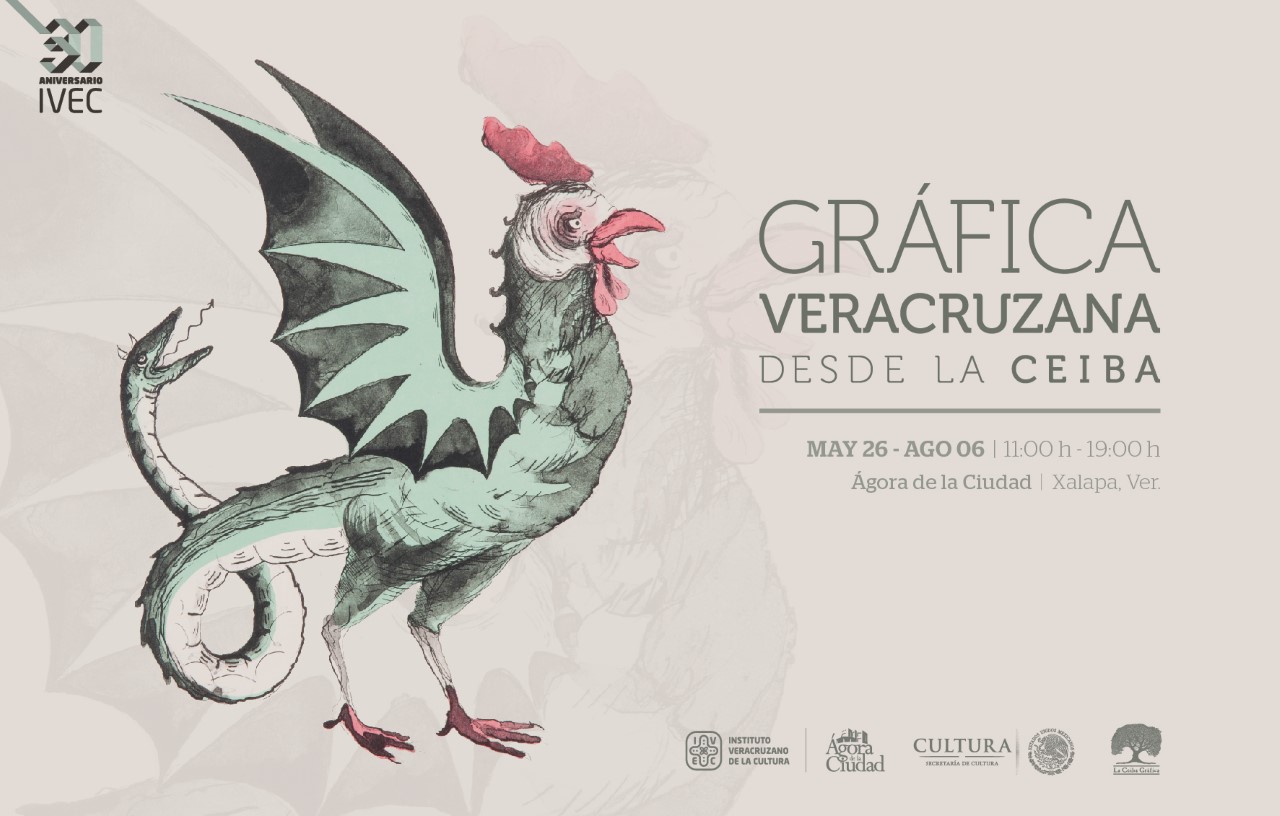 Ágora de la Ciudad exhibe Gráfica Veracruzana, una colectiva de La Ceiba Gráfica