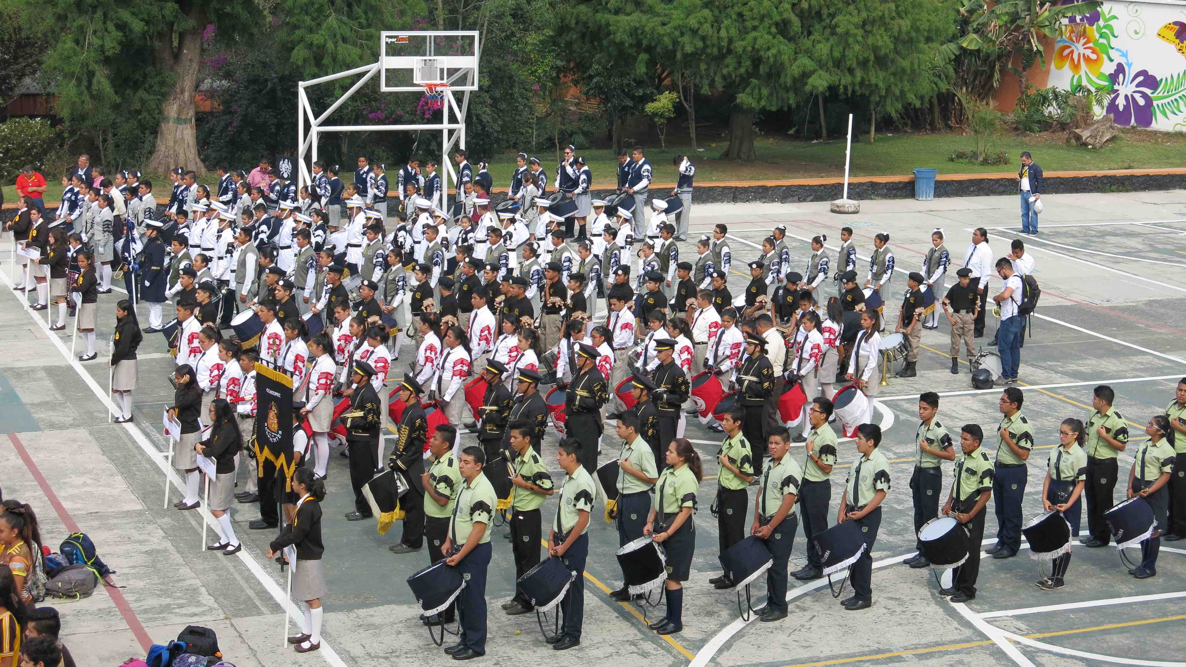 Encuentro de Bandas de Guerra por los 60 años de la Técnica 3 de Xalapa