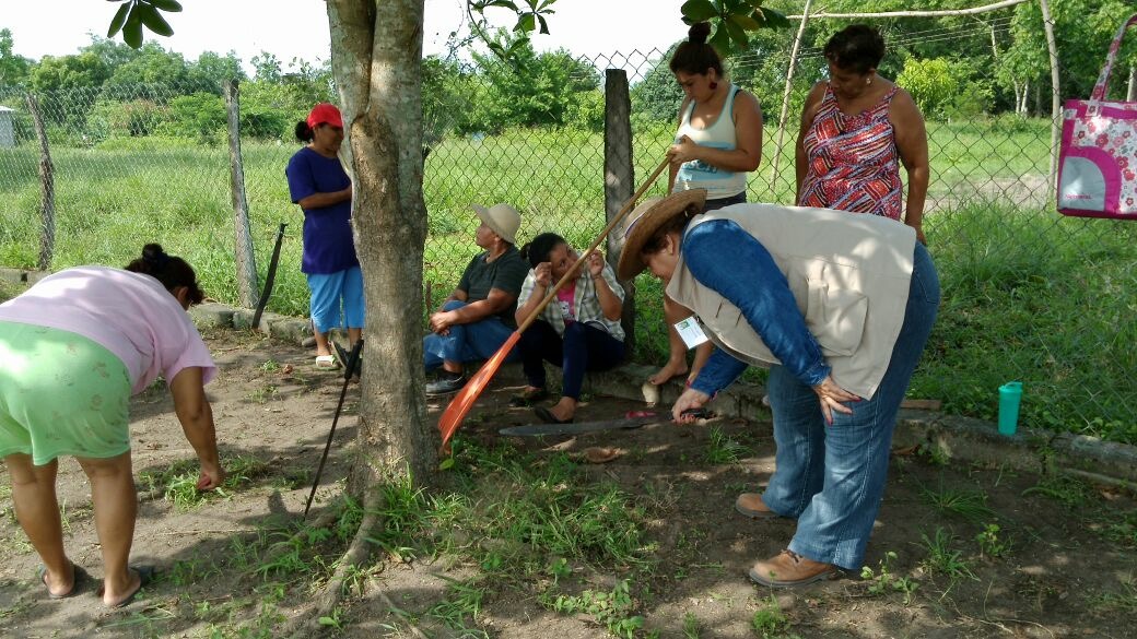 Colonos de Tierra Blanca limpian y descacharrizan sus calles