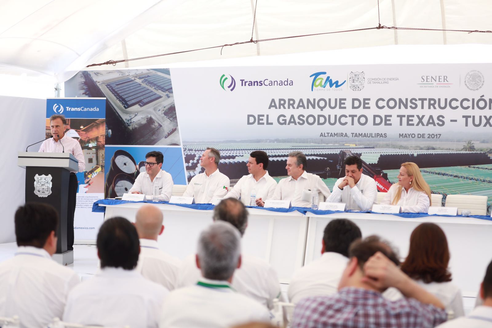 El gasoducto de Texas-Tuxpan generará miles de empleos en el norte del Estado: Gobernador de Veracruz
