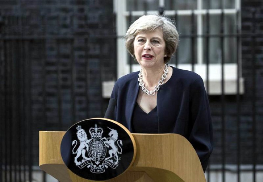 May reclamará a Trump filtración de inteligencia a prensa estadounidense