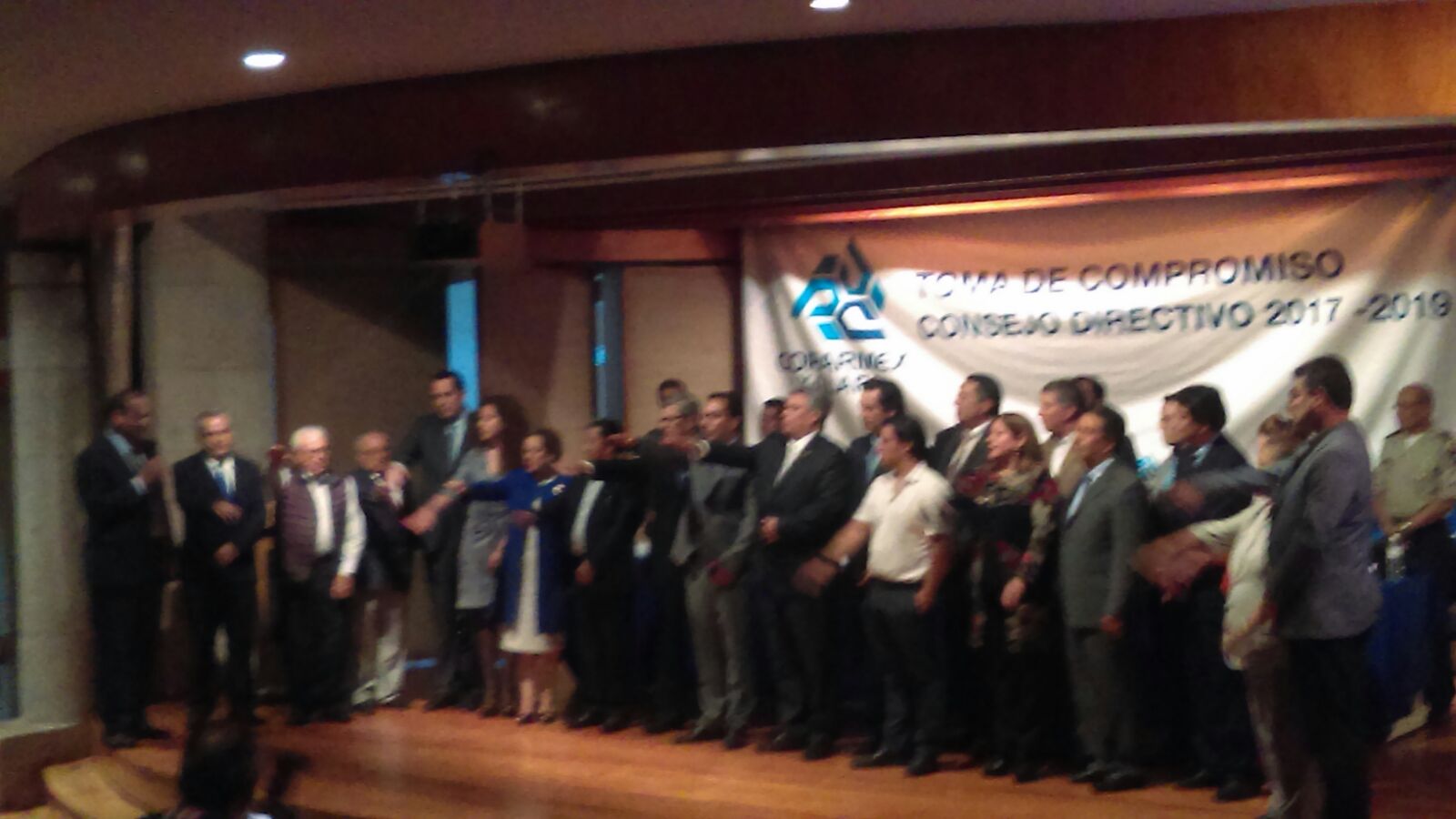 Realizan toma de compromiso del Consejo Directivo de Coparmex Xalapa