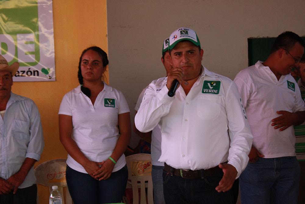 Inició campaña Leonel Paredes, candidato del PVEM a la alcaldía de Comapa