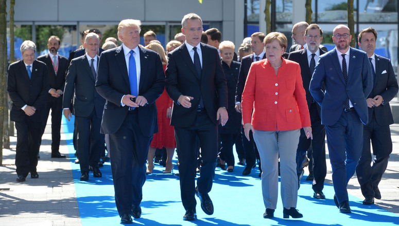 Primera gira internacional de Trump dejó un sabor amargo en Alemania