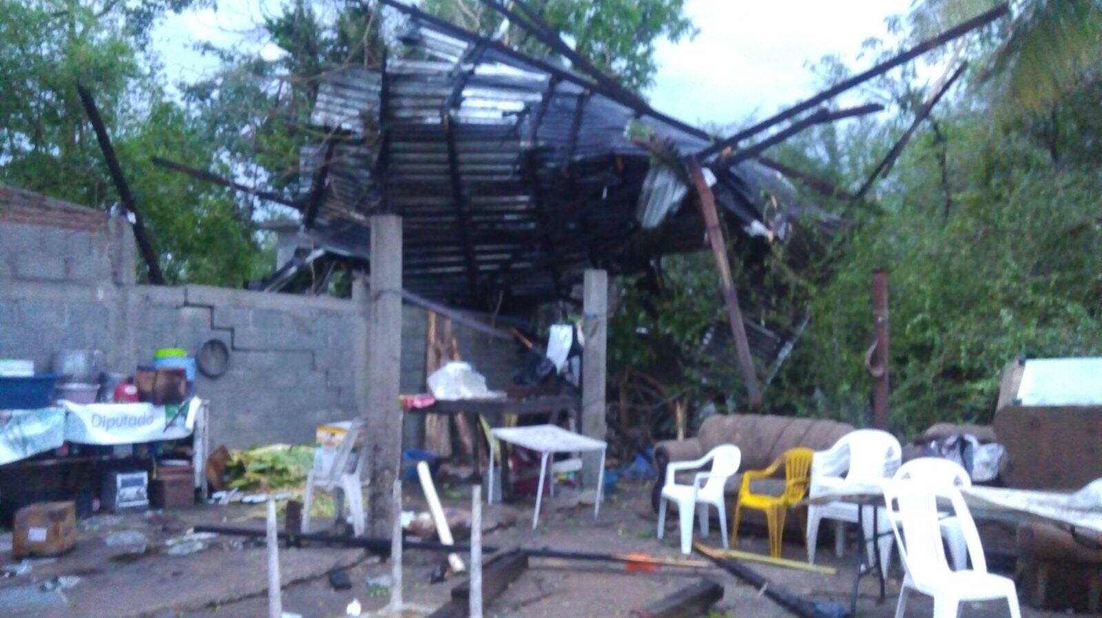 Tromba en región norte del estado durante madrugada de este miércoles