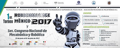 Tecnológico de Poza Rica, sede del Torneo Robochallenge México 2017