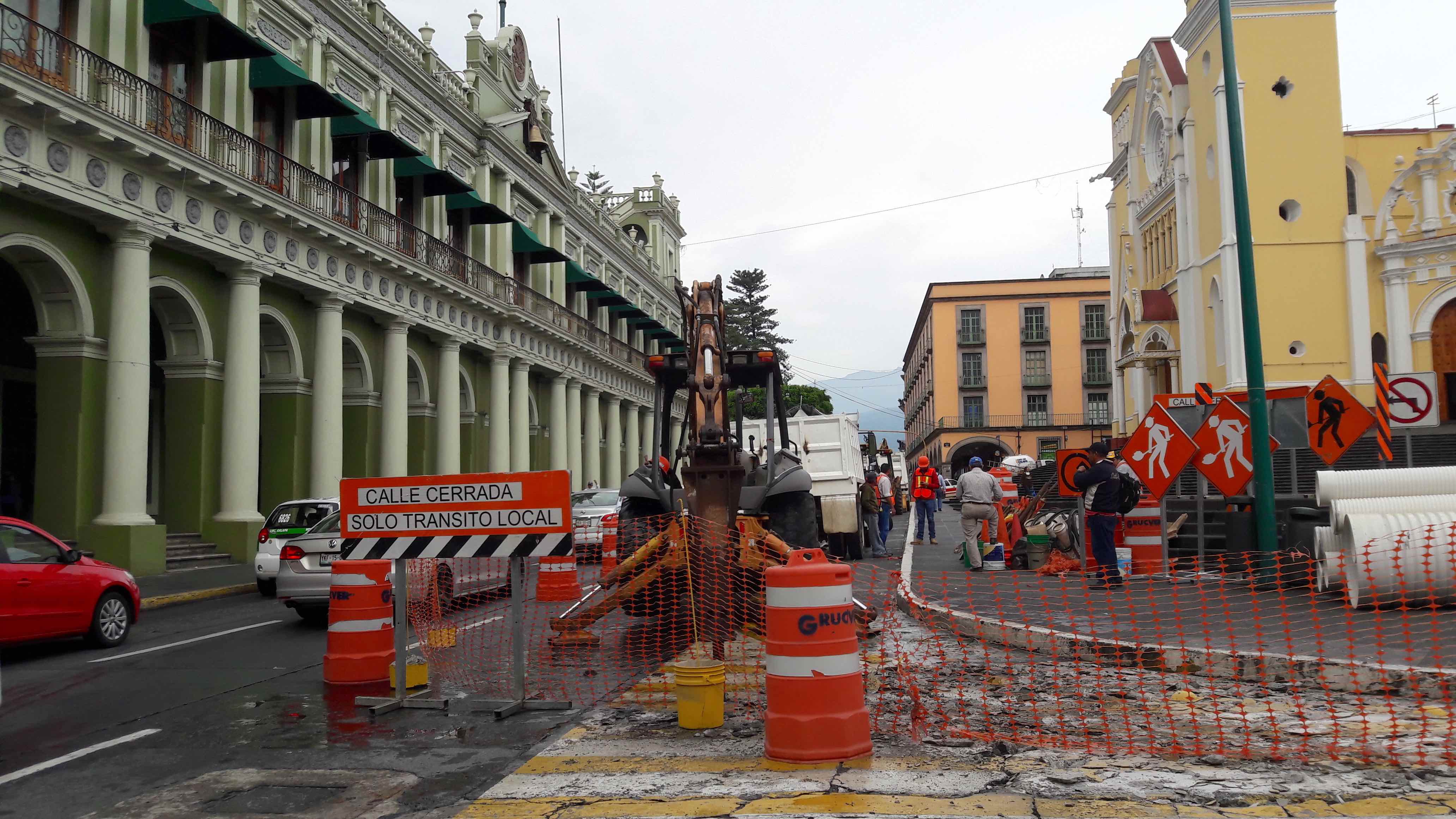 Inician trabajos de rehabilitación de la avenida Enríquez de Xalapa