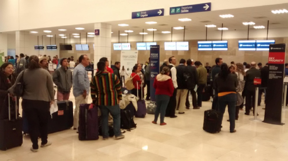 Por tres horas suspendieron operaciones en el Aeropuerto Internacional de Veracruz