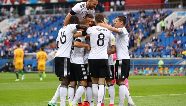 La joven Alemania sufre para vencer a Australia en debut en Copa Confederaciones