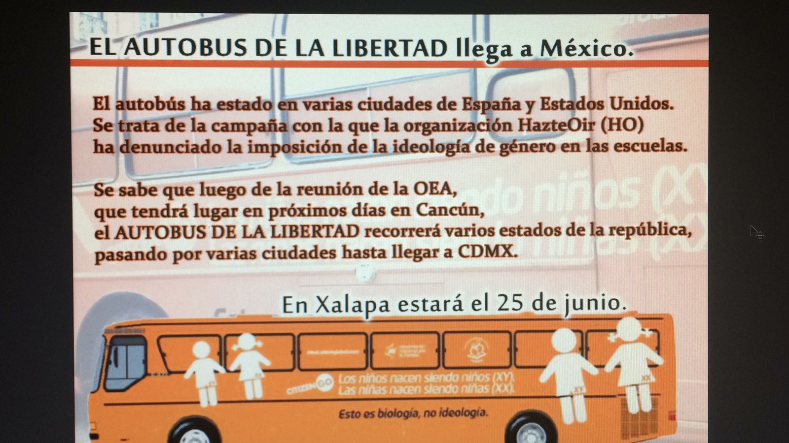 Autobús de la Libertad llegará a Xalapa
