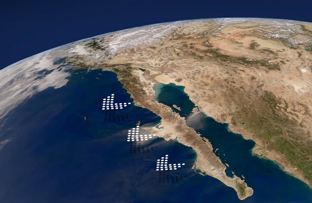 La península de Baja California se deforma y desplaza cuatro centímetros al año