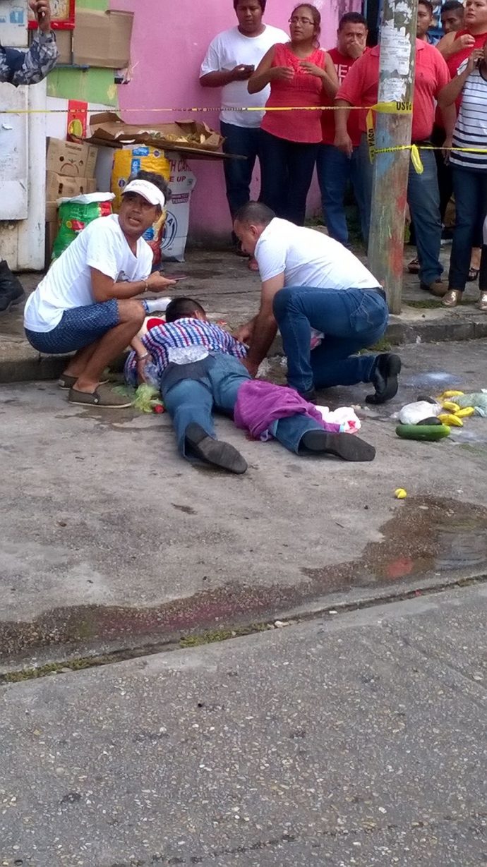 Sobrevive a atentado en centro de Coatzacoalcos