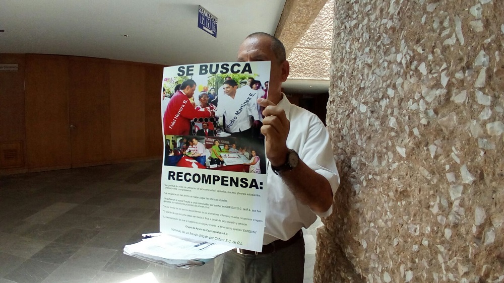 Pedirán defraudados de Cofisur intervención del gobernador para recuperar ahorros