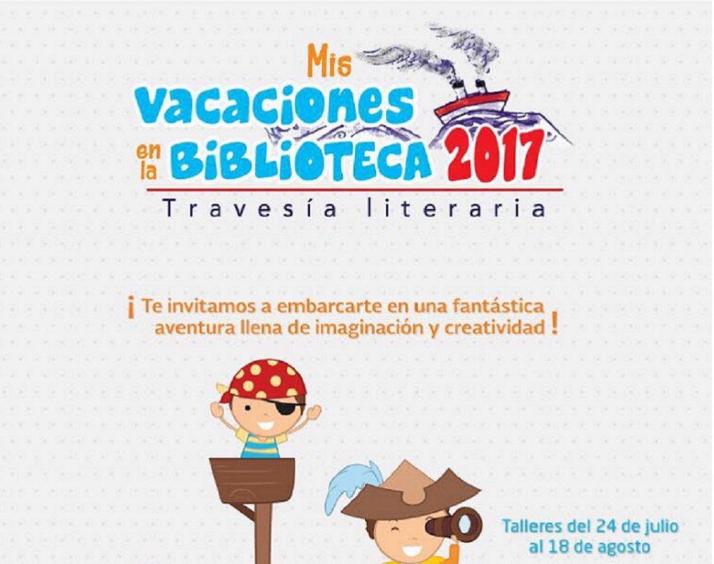 Invitan a «Mis vacaciones en la biblioteca 2017» en Xalapa