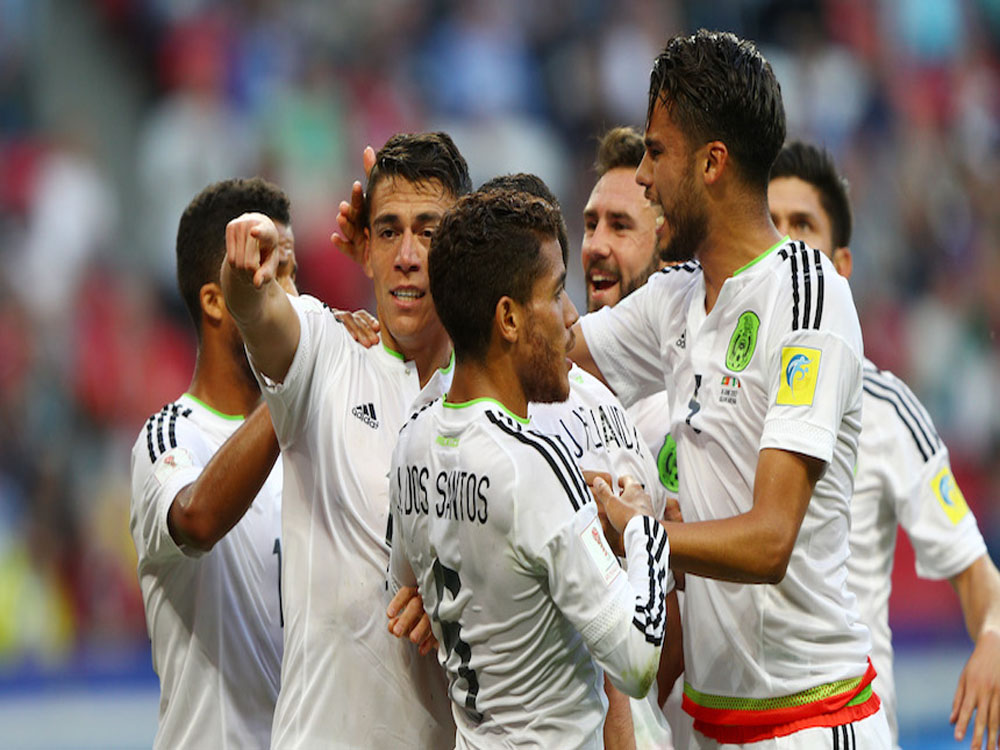 México saca victoria de 2-1 sobre Nueva Zelanda en Confederaciones