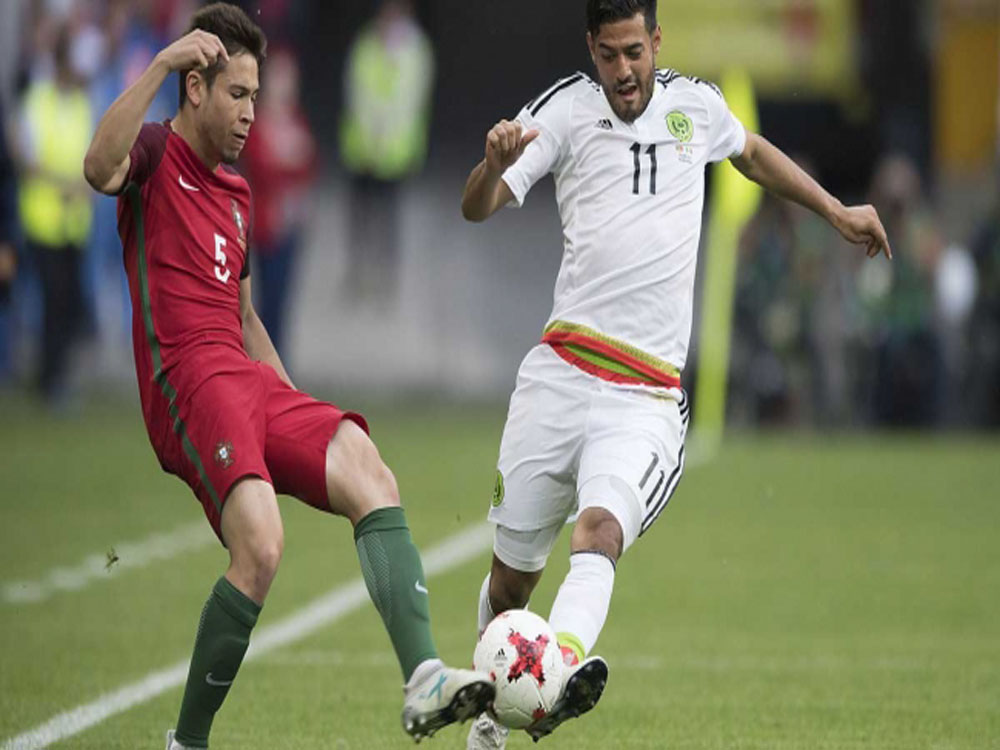 México viene de atrás y rescata empate a dos goles con Portugal en Copa Confederaciones