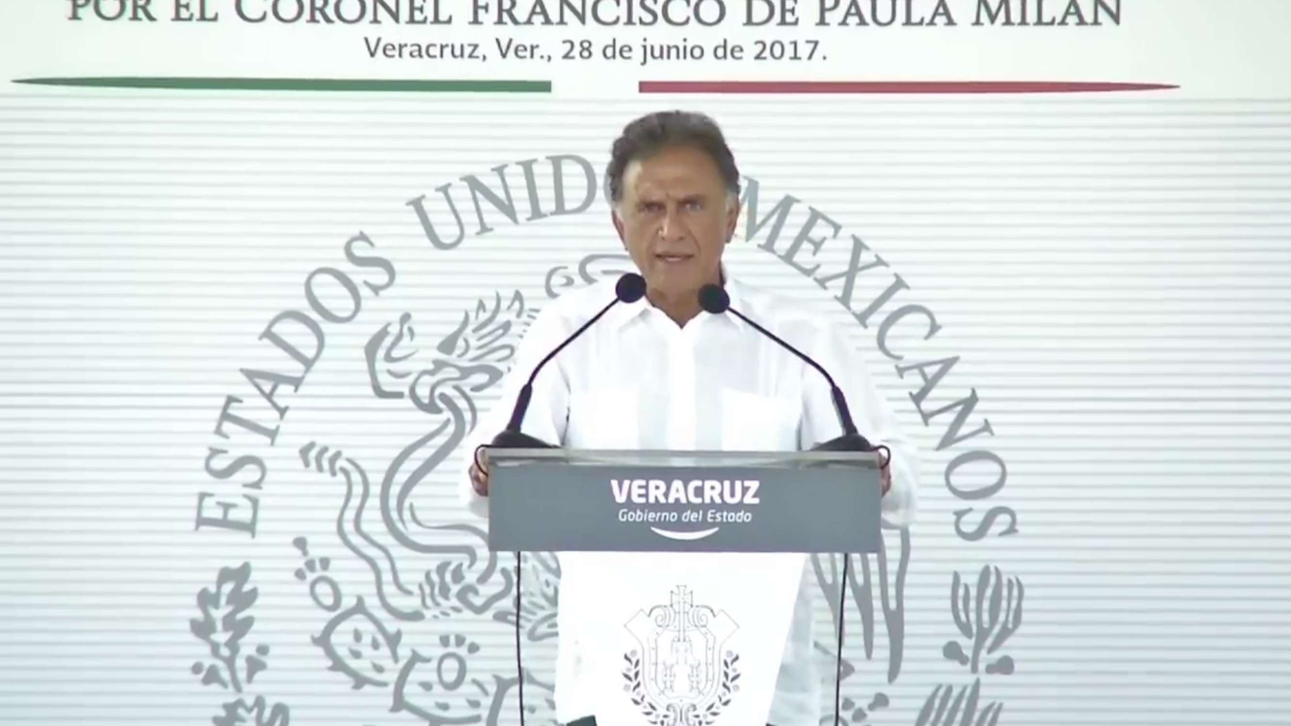 A Duarte se le borrará la sonrisa muy pronto, afirma el gobernador Yunes Linares