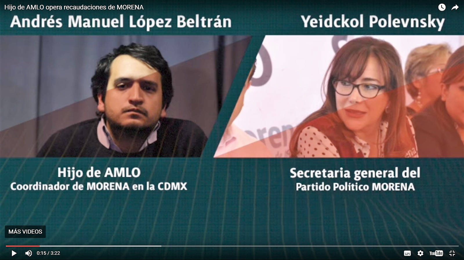 Audio exhibe a hijo de López Obrador y a Yeidckol Polevnsky en maniobra financiera