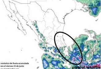 Continuarán las tormentas y lluvias los próximos tres días en centro-sur de Veracruz: PC