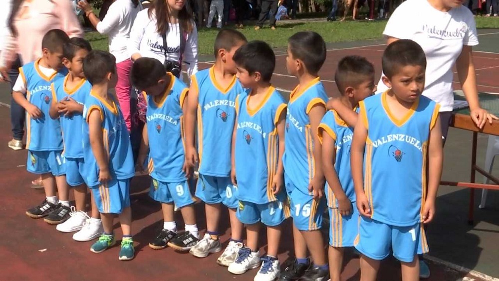 Dio inicio la mini olimpiada de nivel preescolar