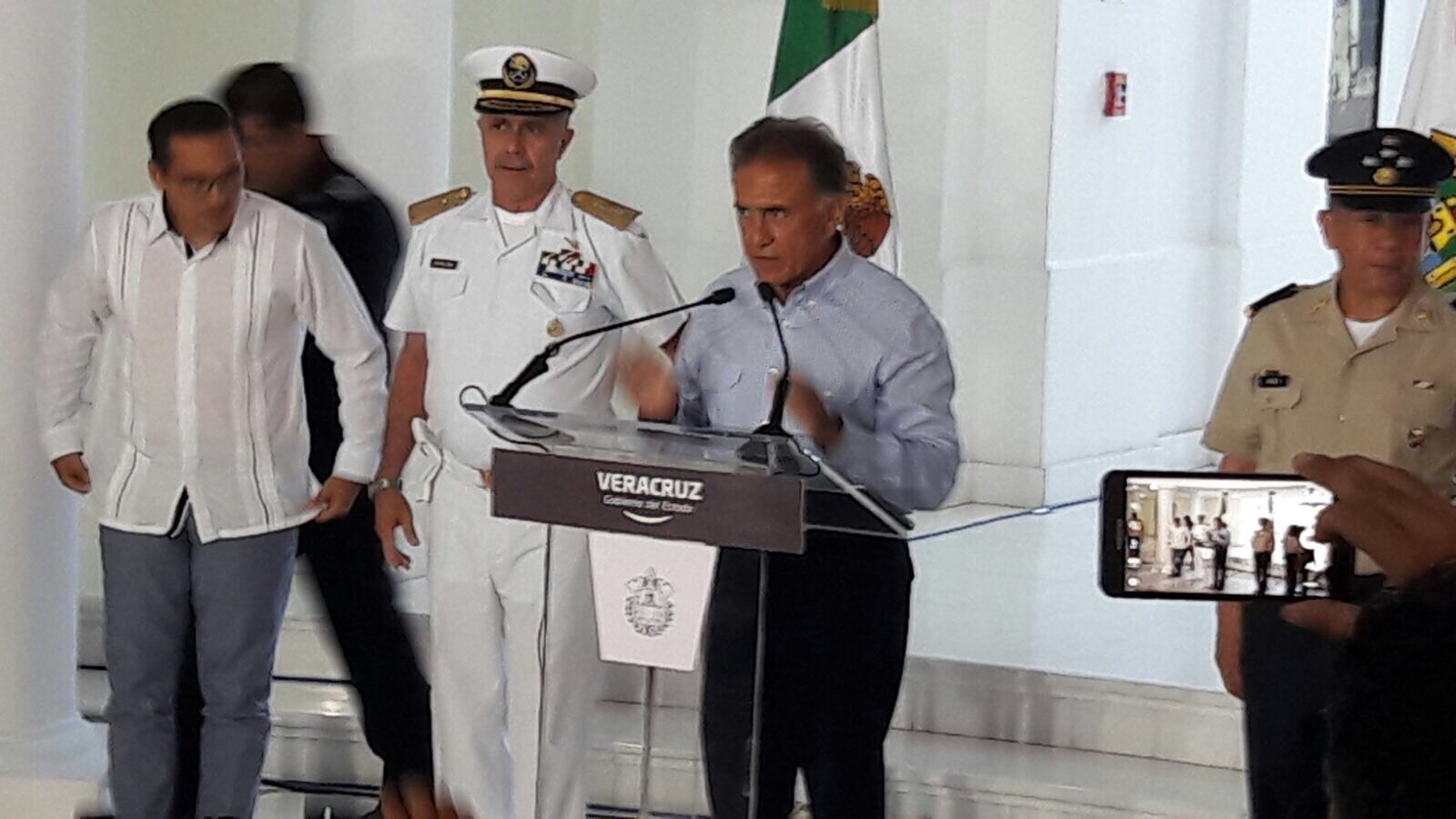 Gobernador Yunes anunció reforzamiento de la seguridad en la entidad a partir del próximo miércoles