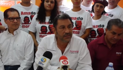 Publican recibo con aportaciones del Congreso de Veracruz a candidato de Morena