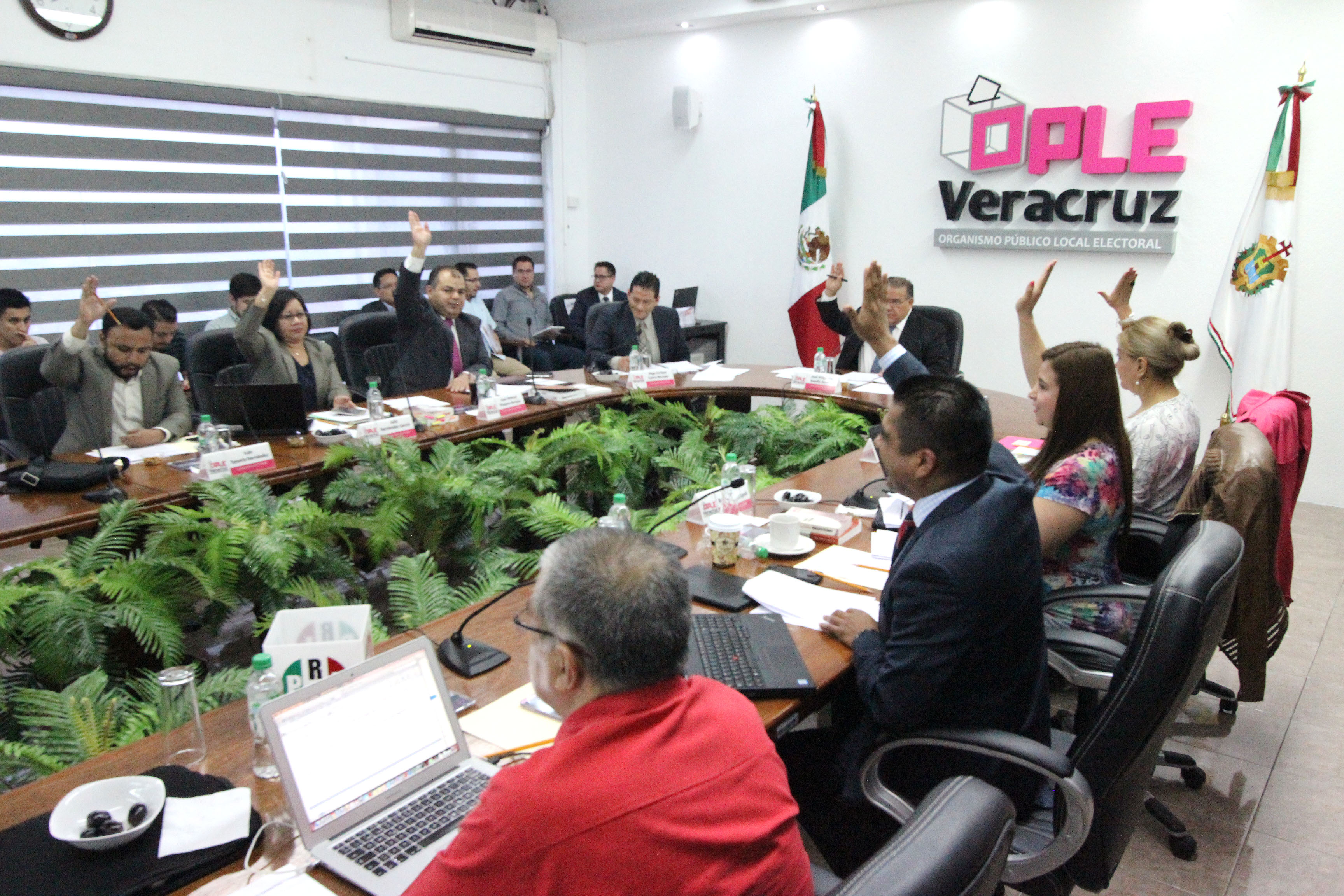 Consejeros del OPLE cumplen con resolución del INE en Veracruz