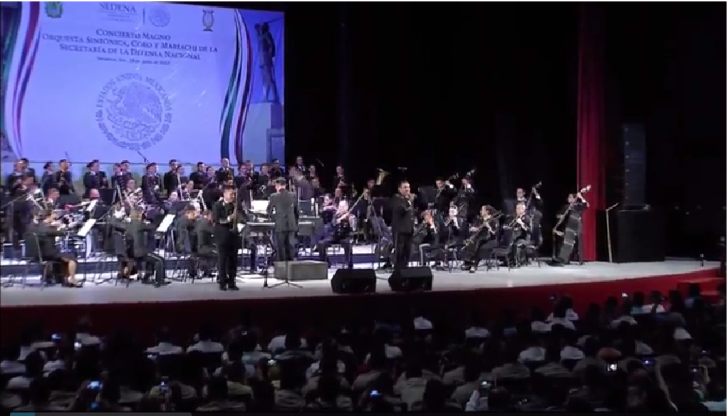 Ofrece Sinfónica de la Sedena concierto para celebrar 150 años del Triunfo de la República