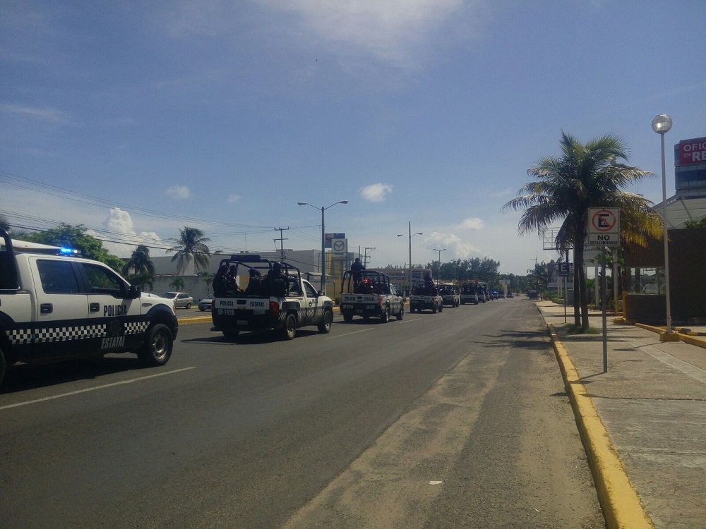 Patrullas de la SSP recorren calles y avenidas de Coatzacoalcos