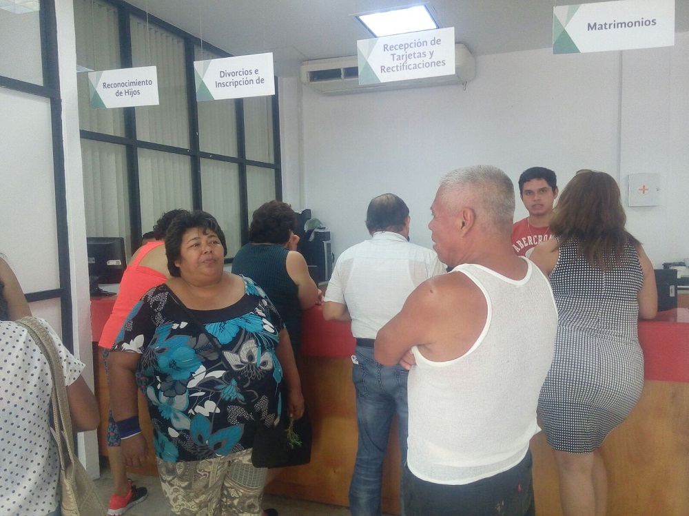 Si requiere actas certificadas debe pedirlas con anticipación: Registro Civil de Coatzacoalcos