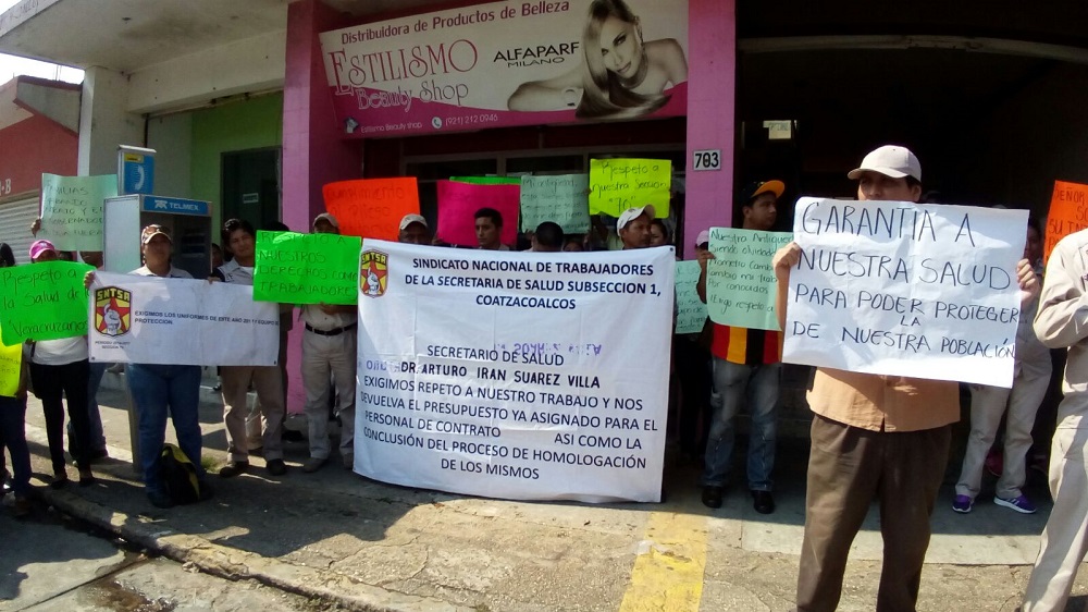 Protestan vectores del sur por falta de insumos y homologaciones