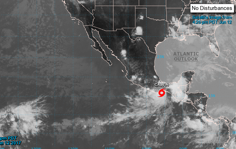 Se intensificarán las lluvias por Tormenta Tropical Calvin, alerta PC