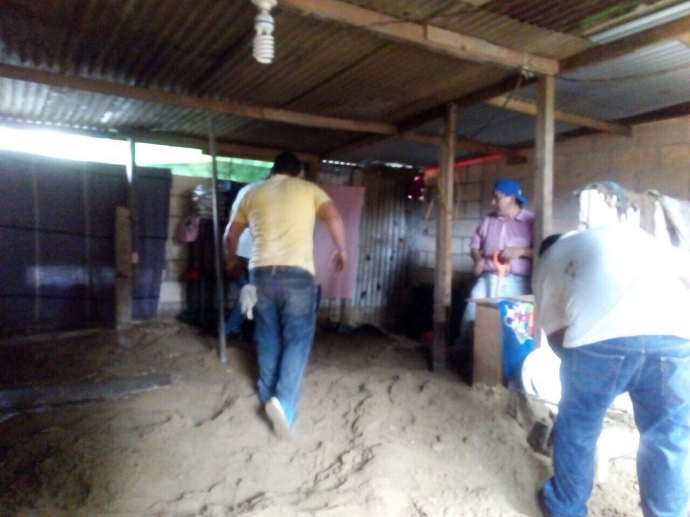 Se registra un derrumbe en la colonia Kilómetro cinco de Coatzacoalcos