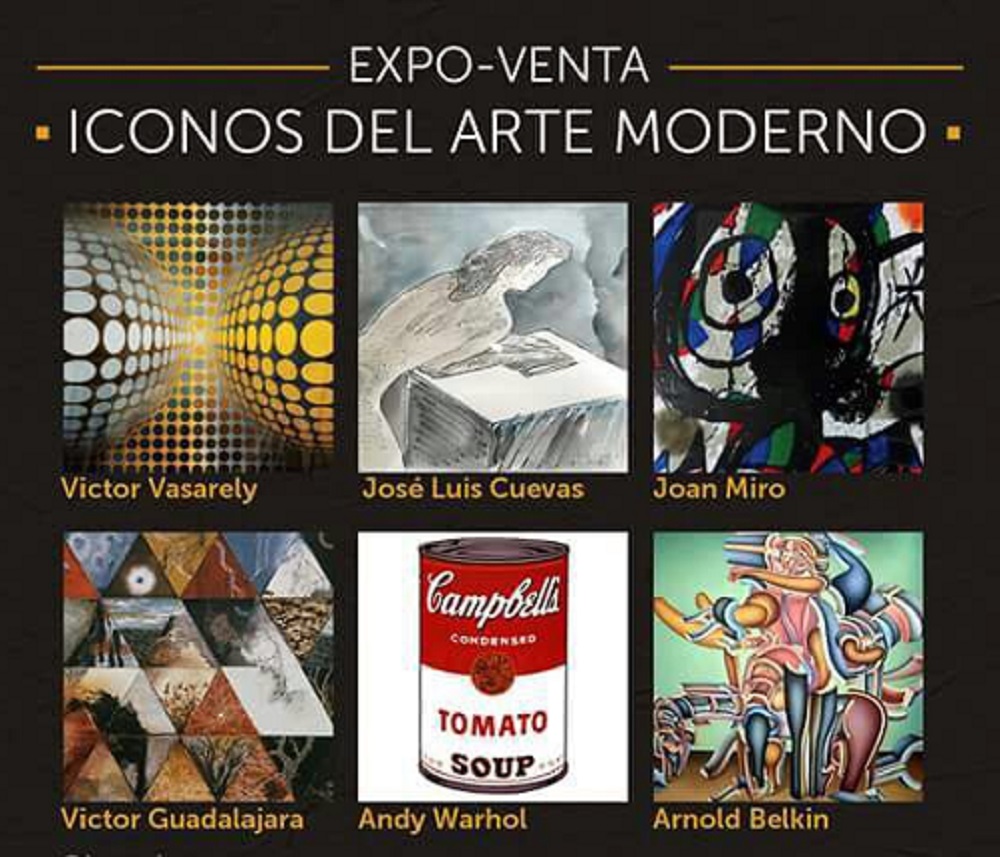 Instituto Realia inaugurará Expoventa «Iconos del arte moderno»,