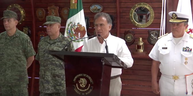 Disminuyeron delitos en Veracruz durante primeros días de julio: Gobernador Yunes