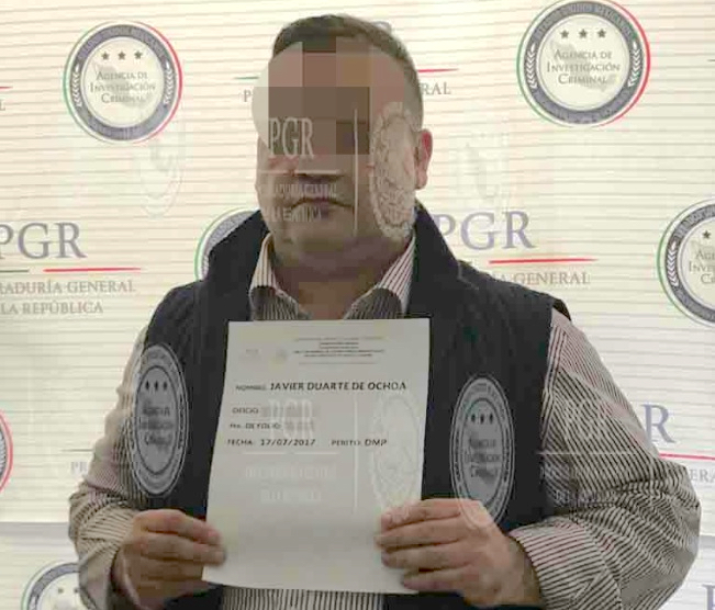 Vinculan a proceso a Javier Duarte de Ochoa