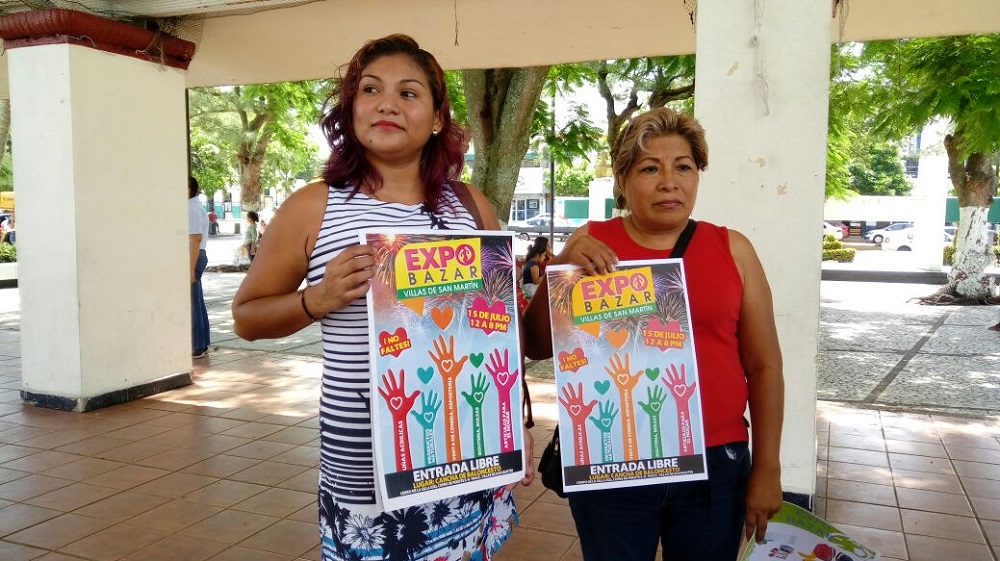 En Coatzacoalcos vecinas se autoemplean y organizan un Expo Bazar
