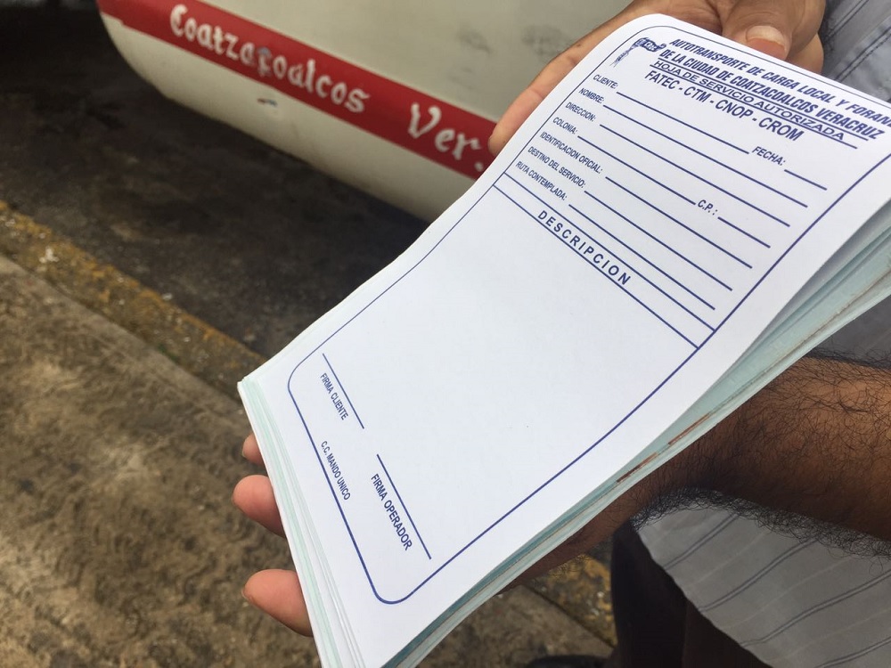 Servicio de carga en Coatza pide más datos comprobables a usuarios para evitar asaltos