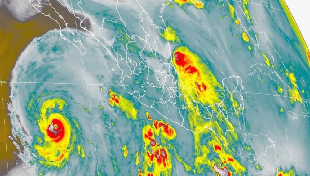 Aumenta intensidad huracán Eugene, ya es categoría 3