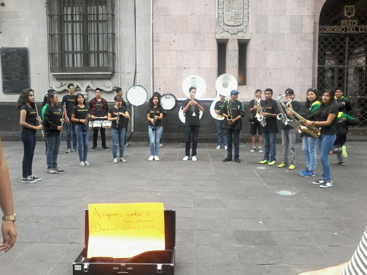 Halcones Marching Band de Xalapa pide apoyo para realizar viaje