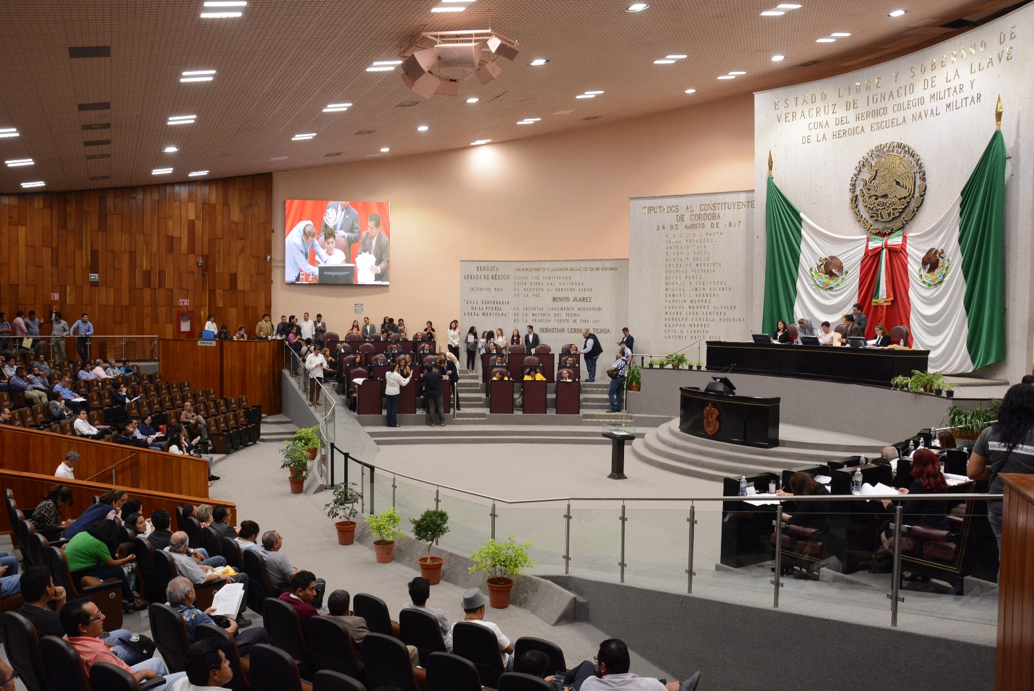 Fijan postura bancadas del Congreso del Veracruz al iniciar el segundo año de ejercicio constitucional