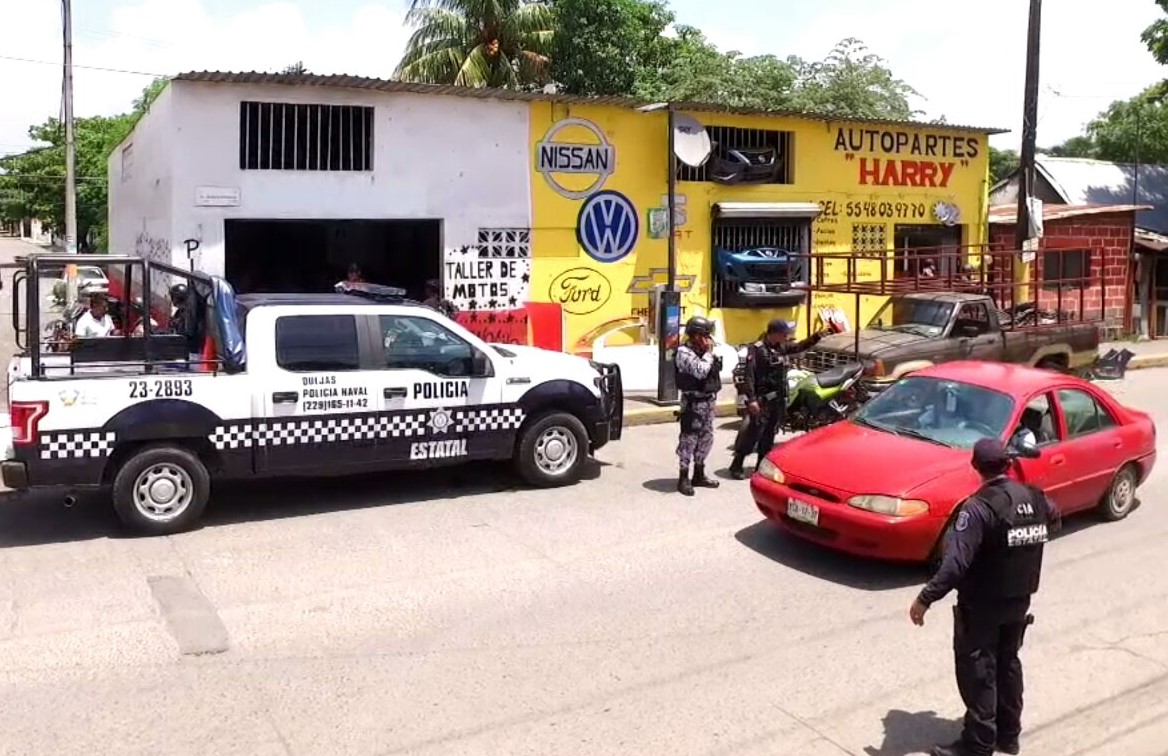 Semar realiza operativo en Medellín de Bravo