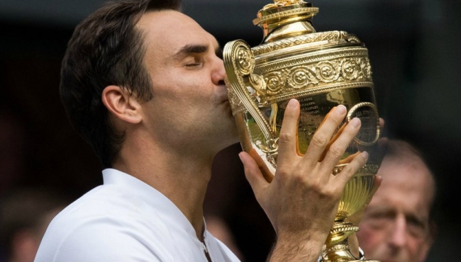 Roger Federer consigue su octava corona en Wimbledon