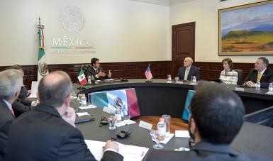 Acuerdan México y EU trabajo conjunto para combatir al crimen