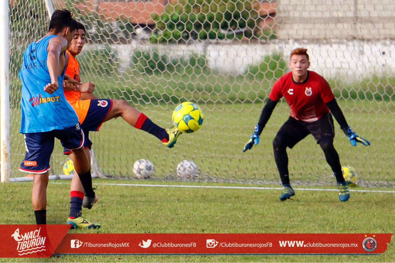 Los Tiburones Rojos Sub-17 listos para recibir a Necaxa