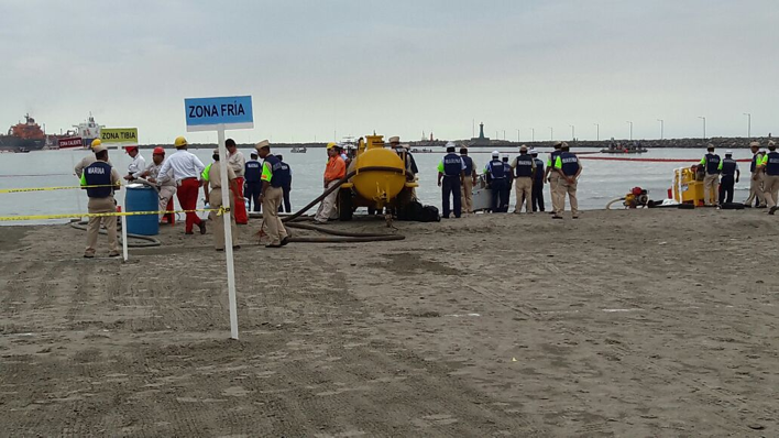 En Veracruz realizan simulacro de contingencia para derrame de hidrocarburos